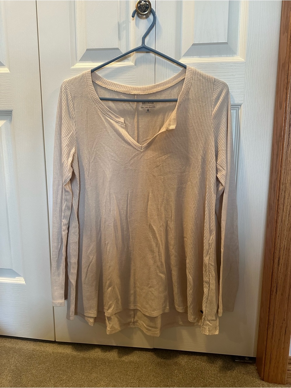 Cream tunic top